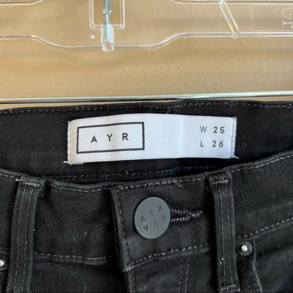 AYR Black Skinny Jeans Size 25 x 26 - Picture 4 of 10